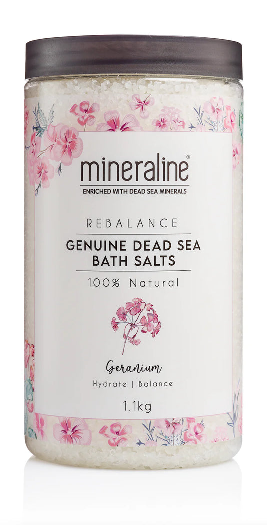 Rebalance Geranium Genuine Dead Sea Bath Salts